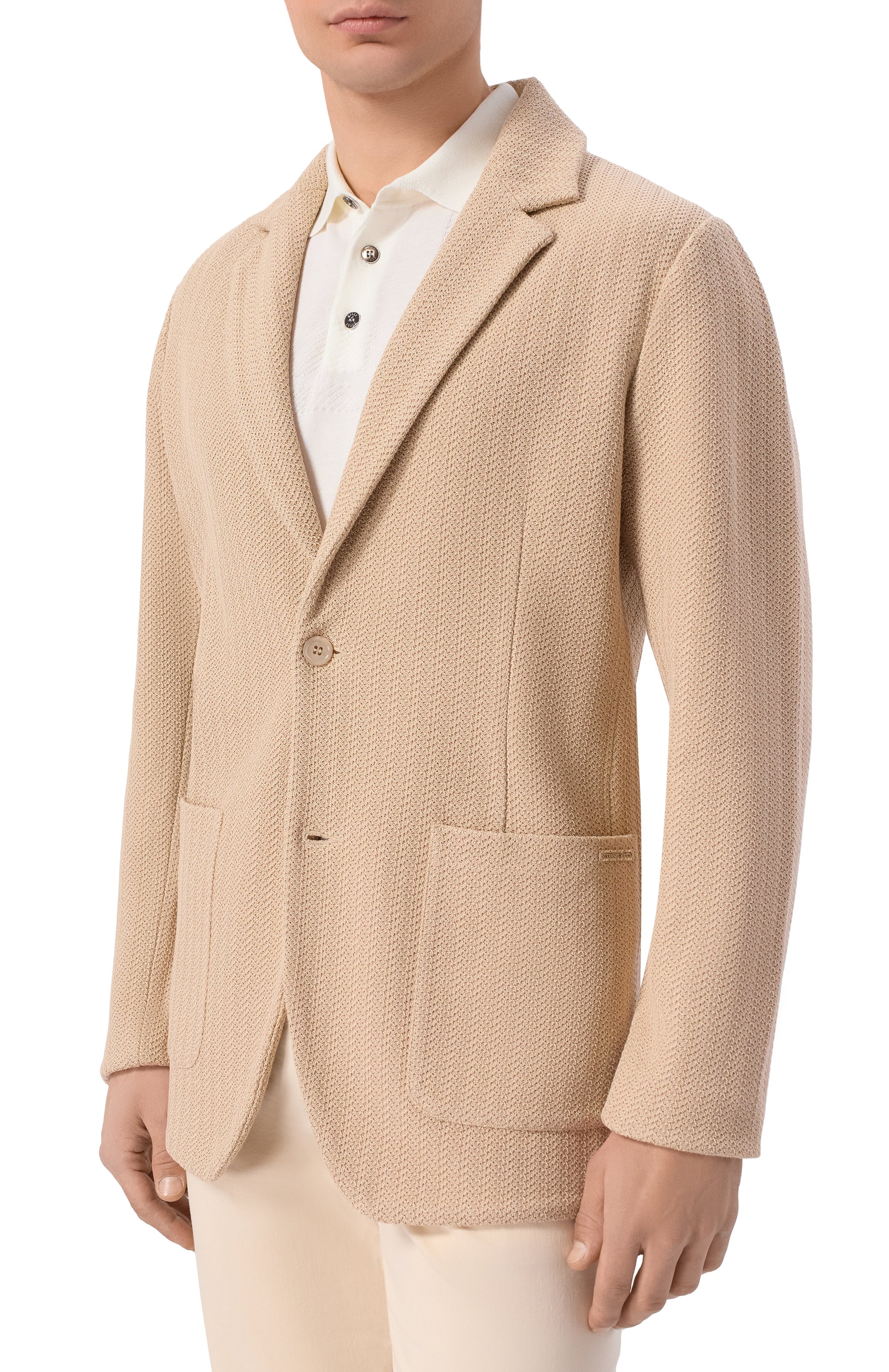 Пиджак из шелка и хлопка STEFANO RICCI, арт. K616442J02/F26111_003, фото 3