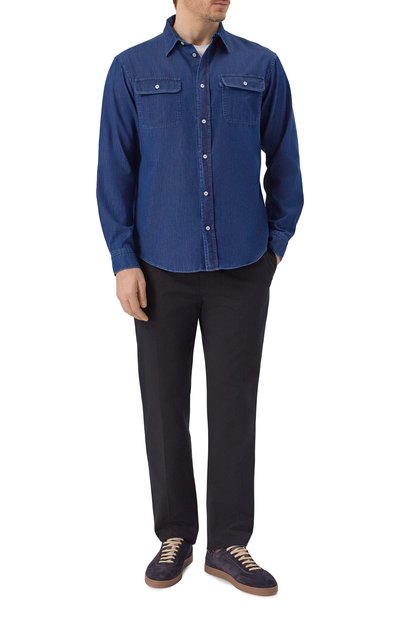 Джинсовая рубашка PAUL&SHARK, арт. 26413280_001, фото 2