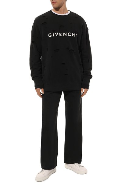 Хлопковый свитшот GIVENCHY, арт. BMJ0KE3Y9W, фото 2