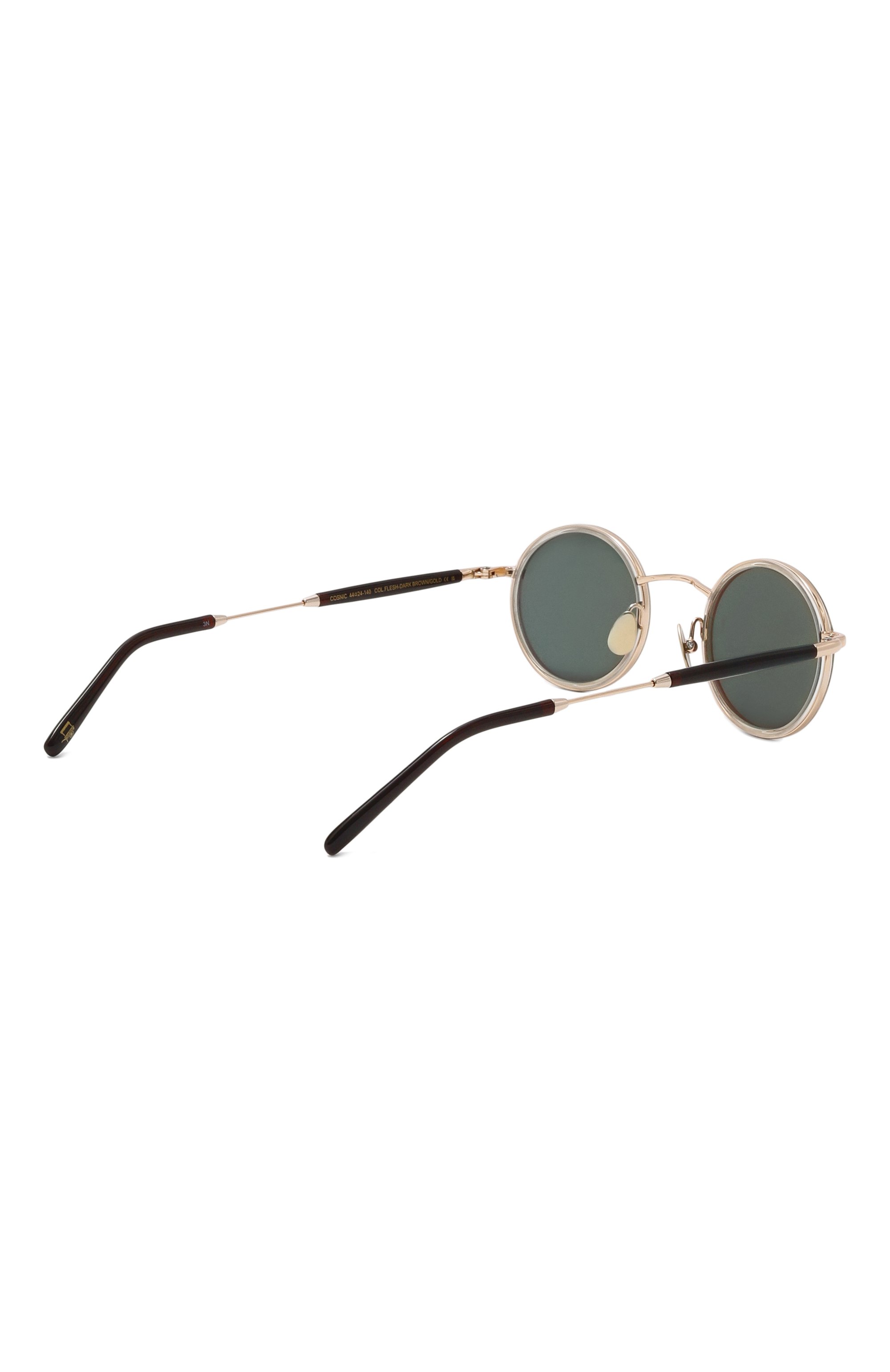 Солнцезащитные очки MOSCOT, арт. C0SNIC SUN FLESH-DARK BR0WN/G0LD G15, фото 5