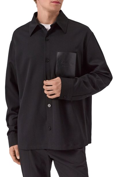 Шерстяная рубашка BALMAIN, арт. EH1HS391/WB01, фото 3