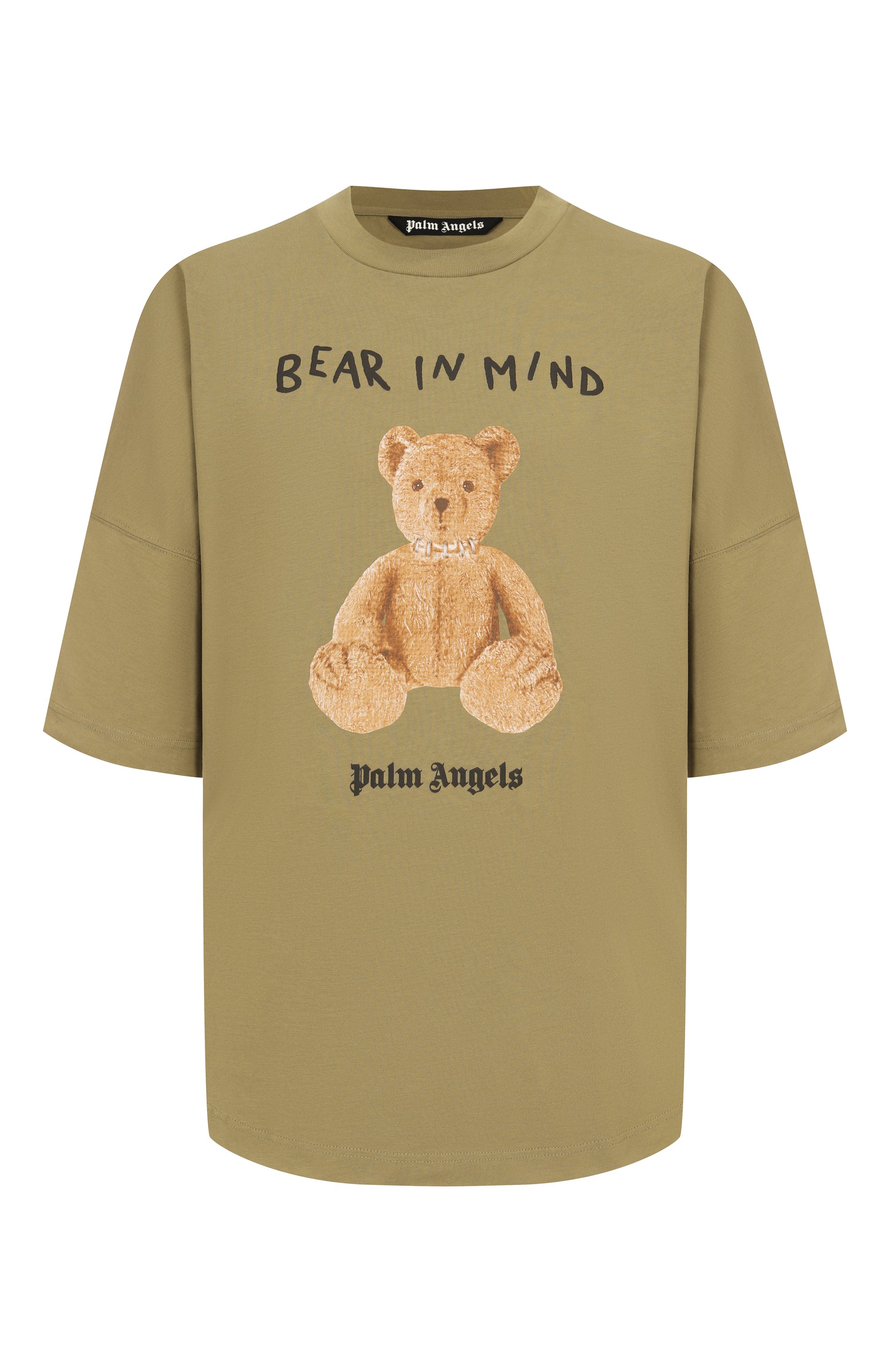 Хлопковая футболка PALM ANGELS, арт. PMAA10BF25JER004, фото 1