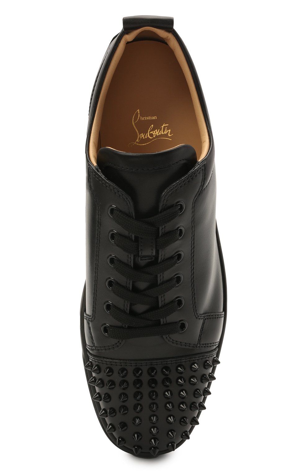 Кожаные кеды louis junior spikes CHRISTIAN LOUBOUTIN, арт. 1130573/L0UIS JUNI0R SPIKES FLAT, фото 5