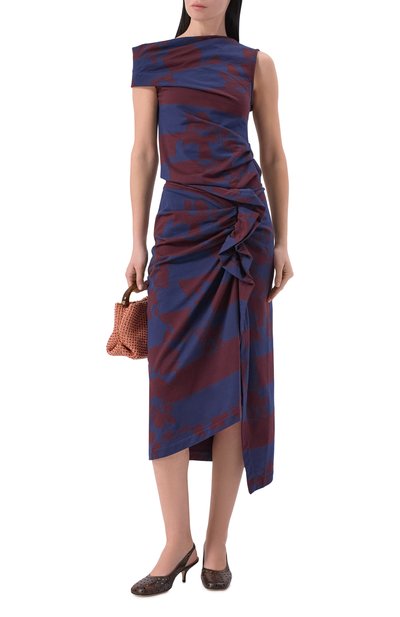 Женский хлопковый топ DRIES VAN NOTEN, арт. 131115/3345