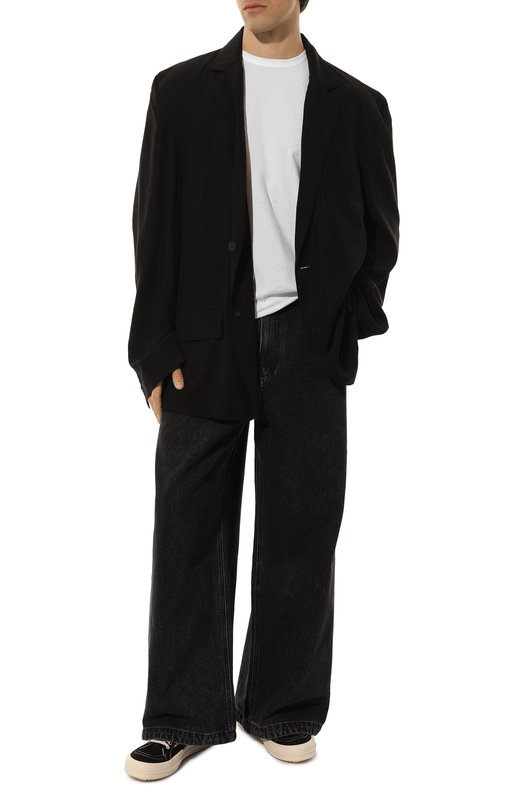 Хлопковая футболка 7 For All Mankind JSLM6140WH Белый  JSLM6140WH Фото 2