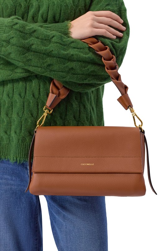 Сумка Boheme small Coccinelle E1 M50 12 01 01 Коричневый  E1 M50 12 01 01 Фото 2