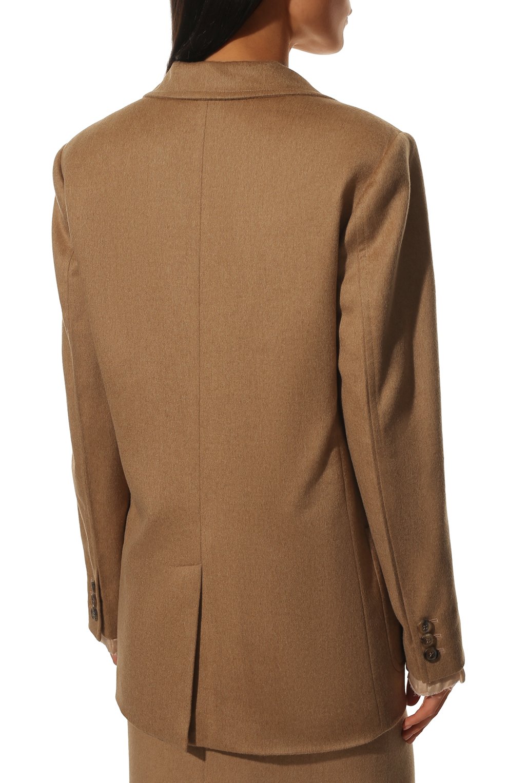 Шерстяной жакет MIU MIU бежевого цвета по цене 335000 руб., арт. MH1769-165-F0040, фото 4 Шерстяной жакет MIU MIU, арт. MH1769-165-F0040, фото 4