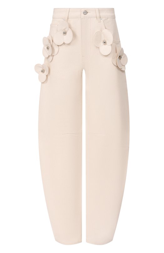 Джинсы David Koma RE26DK26DTRA Кремовый RE26DK26DTRA