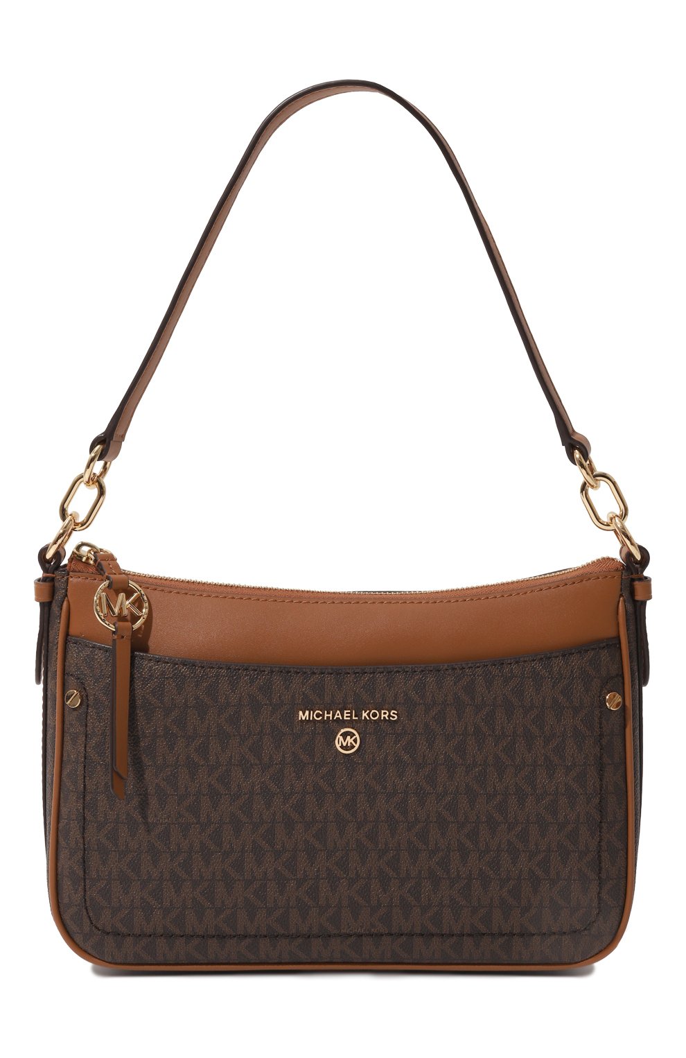 Сумка jet set medium MICHAEL MICHAEL KORS коричневого цвета по цене 25100 руб., арт. 32S1GT9C8B, фото 1 Сумка jet set medium MICHAEL MICHAEL KORS, арт. 32S1GT9C8B, фото 1