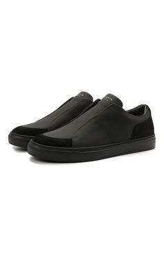 Мужские кожаные кеды jaunty HARRYS OF LONDON черного цвета, арт. 372/103 | Фото 1 (Подошва: Плоская; Материал внутренний: Натуральная кожа; Материал утеплителя: Без утеплителя; Стили: Гранж; Материал сплава: Проставлено; Драгоценные камни: Проставлено; Материал внешний: Натуральная кожа; Кросс-КТ: Низкие)