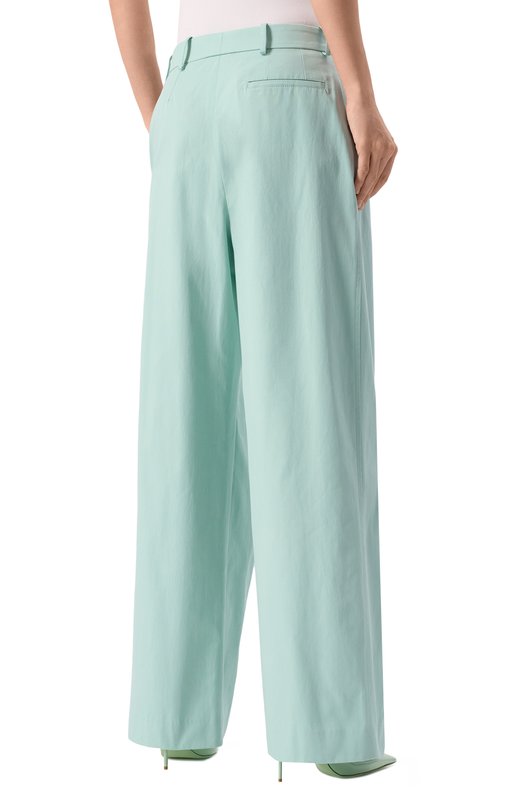 Хлопковые брюки Nina Ricci 25PCPA002/C01086 Зелёный  25PCPA002/C01086 Фото 4