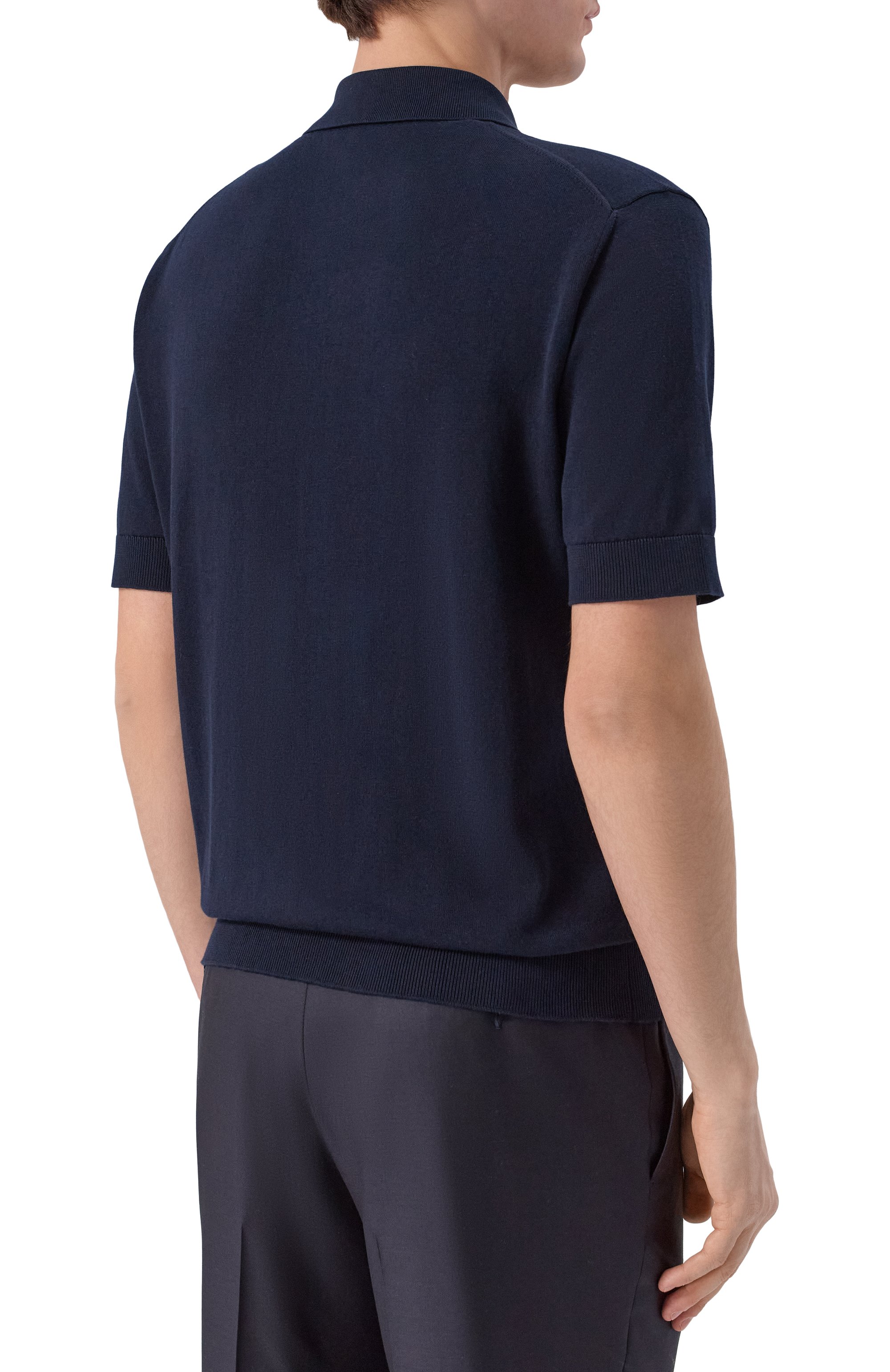 Хлопковое поло DOLCE & GABBANA, арт. GXZ02Z/JBCIU, фото 4