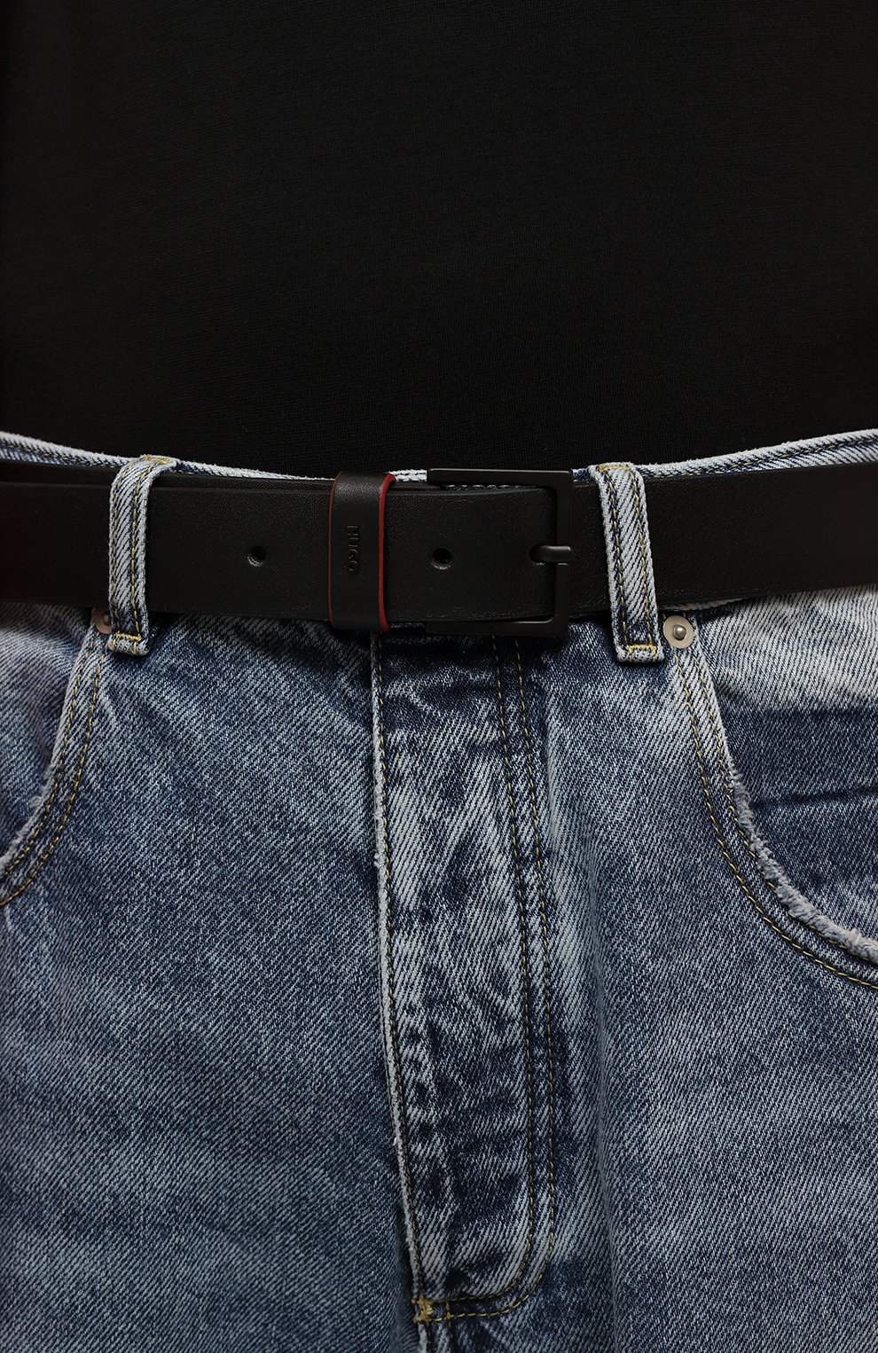 Кожаный ремень HUGO, арт. 50470652, фото 2