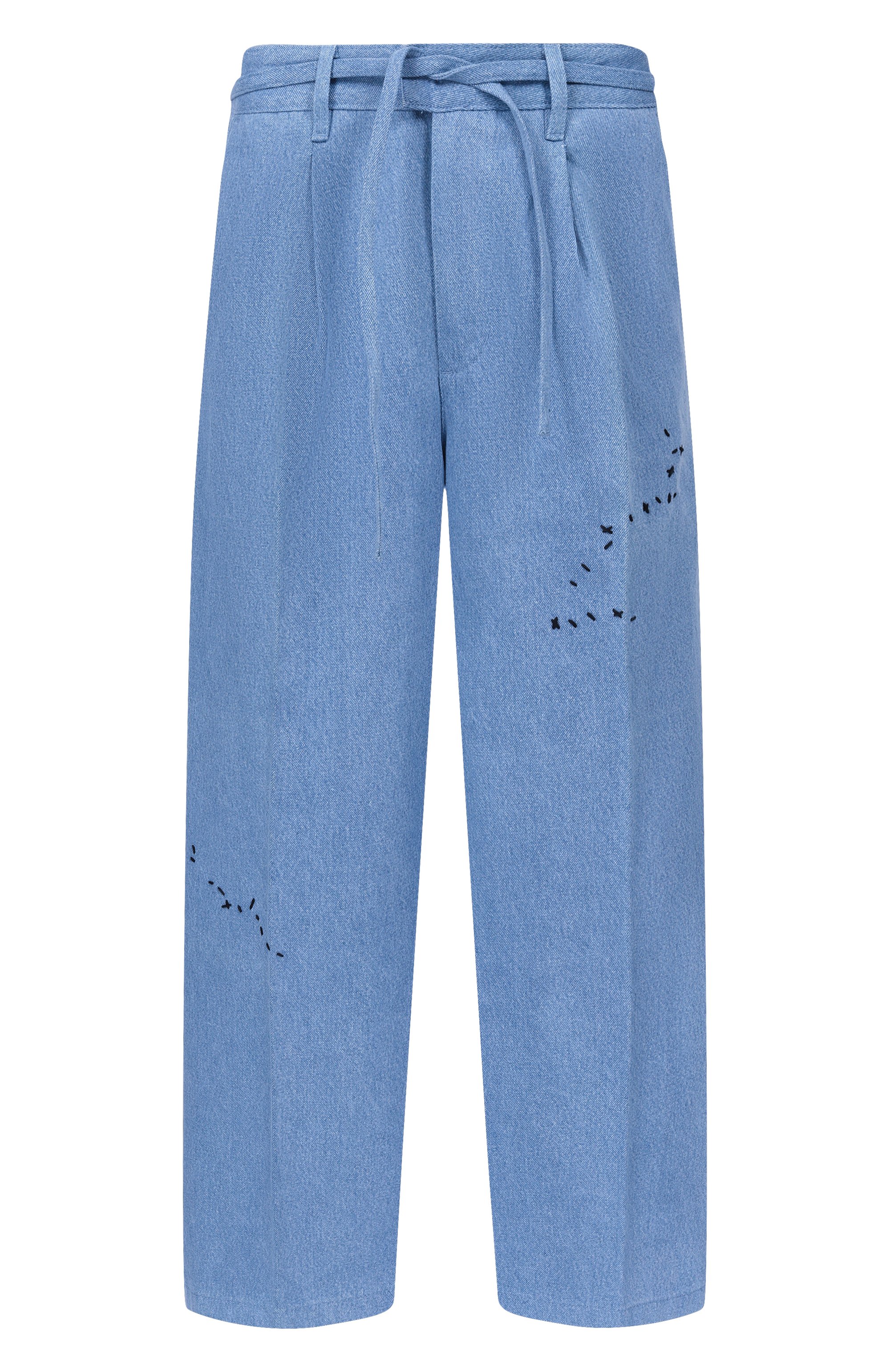 Хлопковые брюки DOMREBEL, арт. M LAZY/PLEATED TR0USERS, фото 1