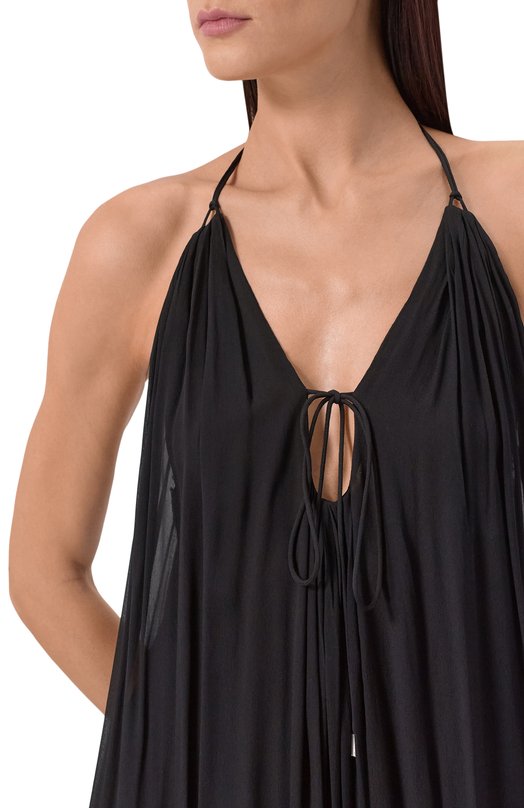 Платье из вискозы Pinko 104688/A2E9 Чёрный  104688/A2E9 Фото 5