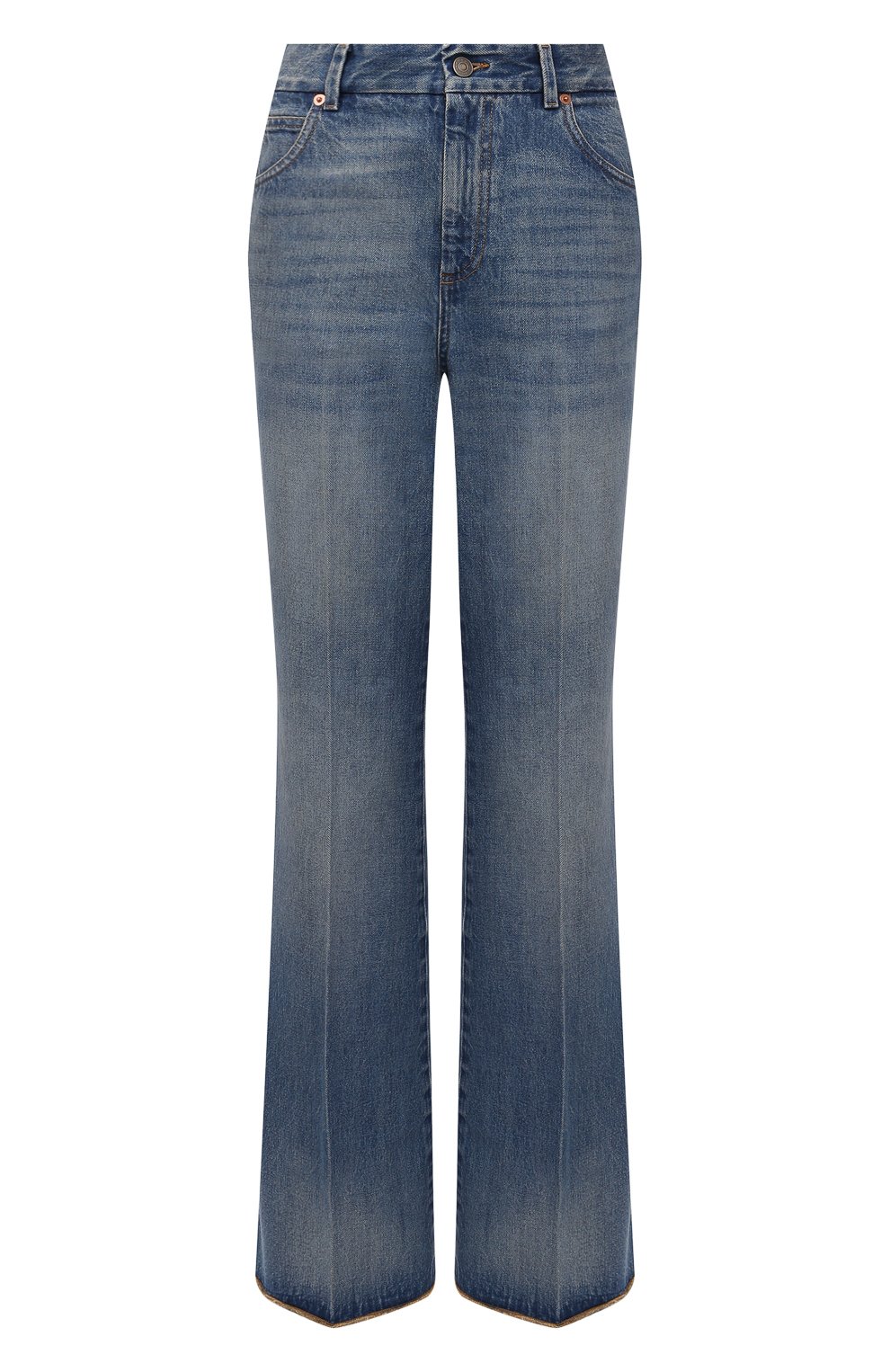 Джинсы GUCCI синего цвета по цене 83520 руб., арт. 656983/XDB0J, фото 1 Джинсы GUCCI, арт. 656983/XDB0J, фото 1