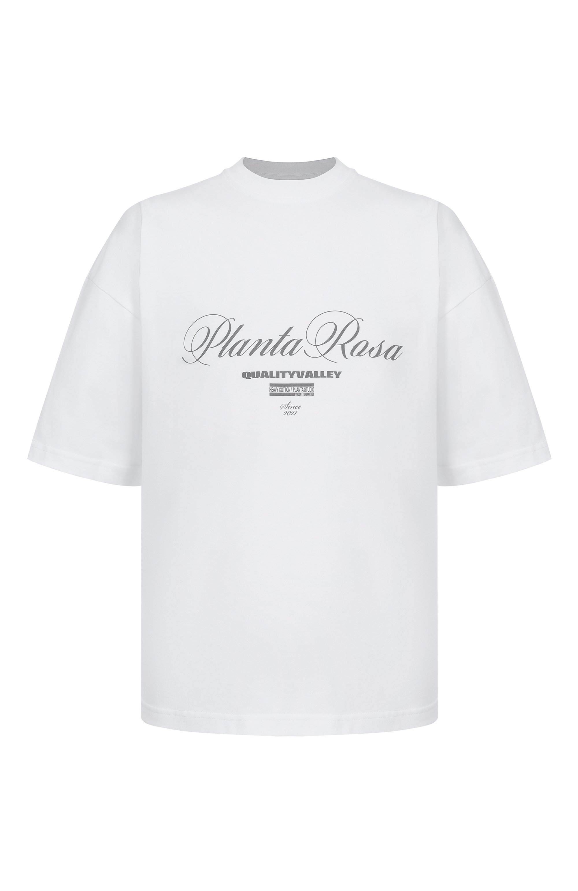 Хлопковая футболка PLANTA ROSA, арт. PR/T02/QUALITY-BOLD/220VELVET, фото 1