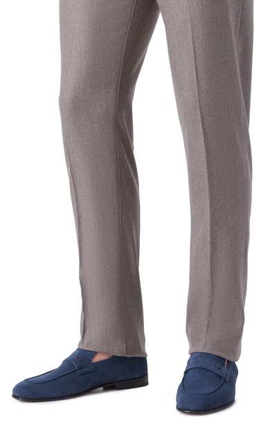 Замшевые пенни-лоферы ZILLI, арт. H0130AM1107VGRE03, фото 3