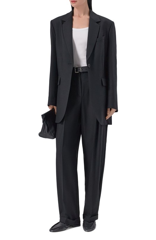 Шерстяные брюки Pervert PE24/PA07/60-08 Чёрный  PE24/PA07/60-08 Фото 2