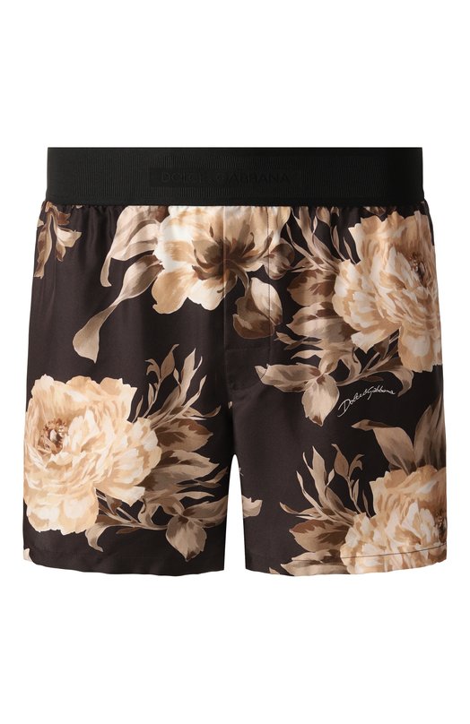 Шелковые боксеры Dolce & Gabbana M4F05T/IS1UJ Коричневый M4F05T/IS1UJ