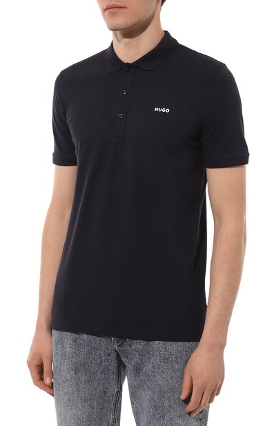 Хлопковое поло HUGO, арт. 50470547, фото 3
