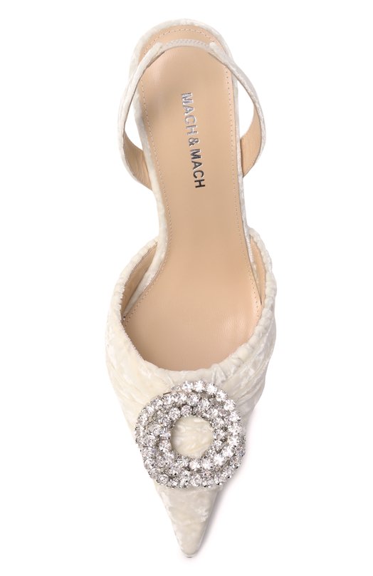 Текстильные туфли Galaxy 85 Mach & Mach FW25-S0821-85-VLT-WHT Белый  FW25-S0821-85-VLT-WHT Фото 6