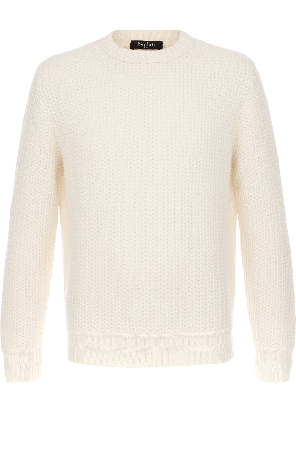 Кашемировый свитер фактурной вязки BERLUTI, арт. R12KRL70-YABX, фото 1