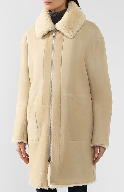 Двусторонняя дубленка BOTTEGA VENETA бежевого цвета по цене 1235000 руб., арт. 572044/VF290, фото 3 Двусторонняя дубленка BOTTEGA VENETA, арт. 572044/VF290, фото 3