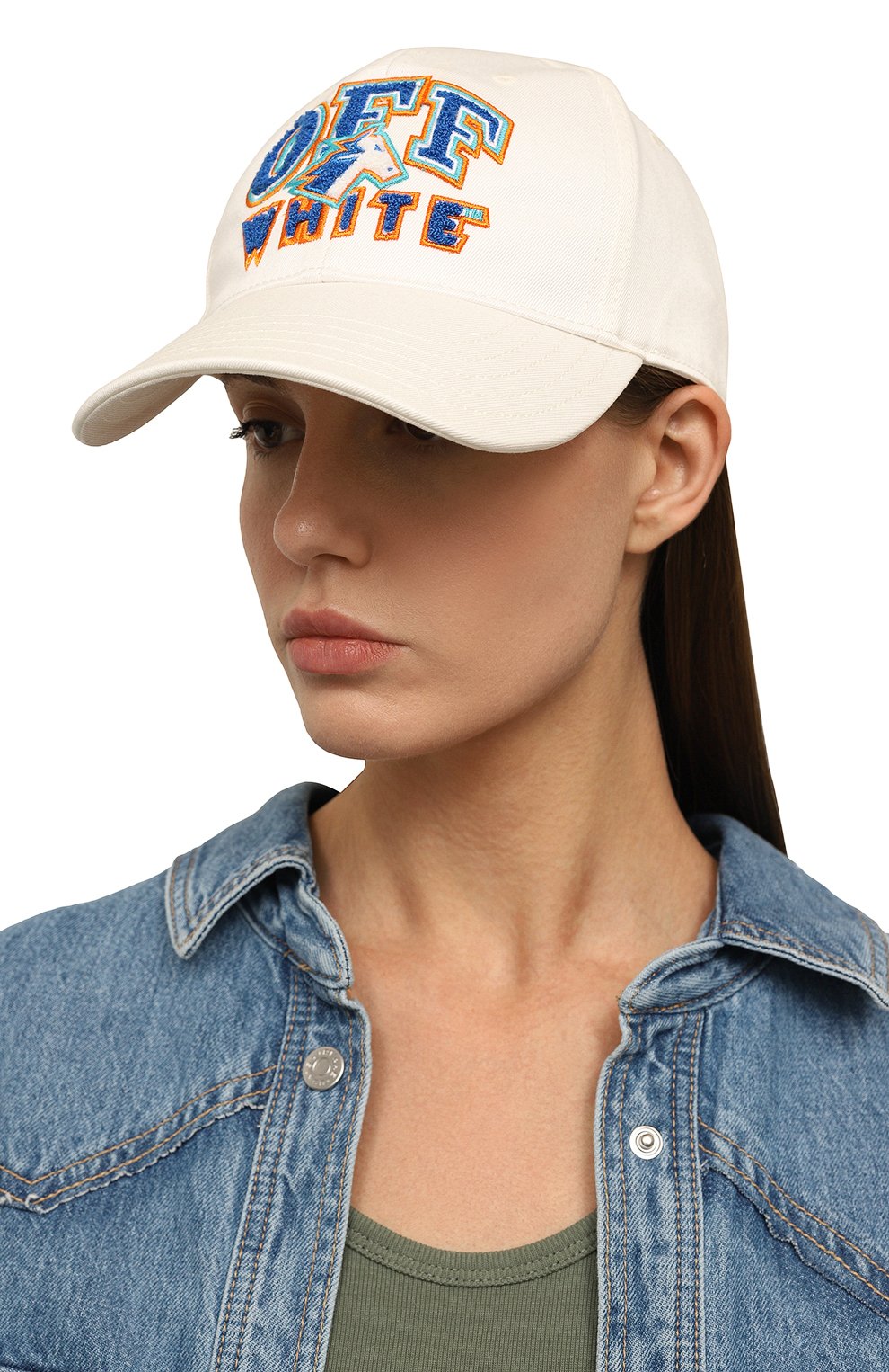 Хлопковая бейсболка OFF-WHITE, арт. 0WLB044S24FAB011, фото 2