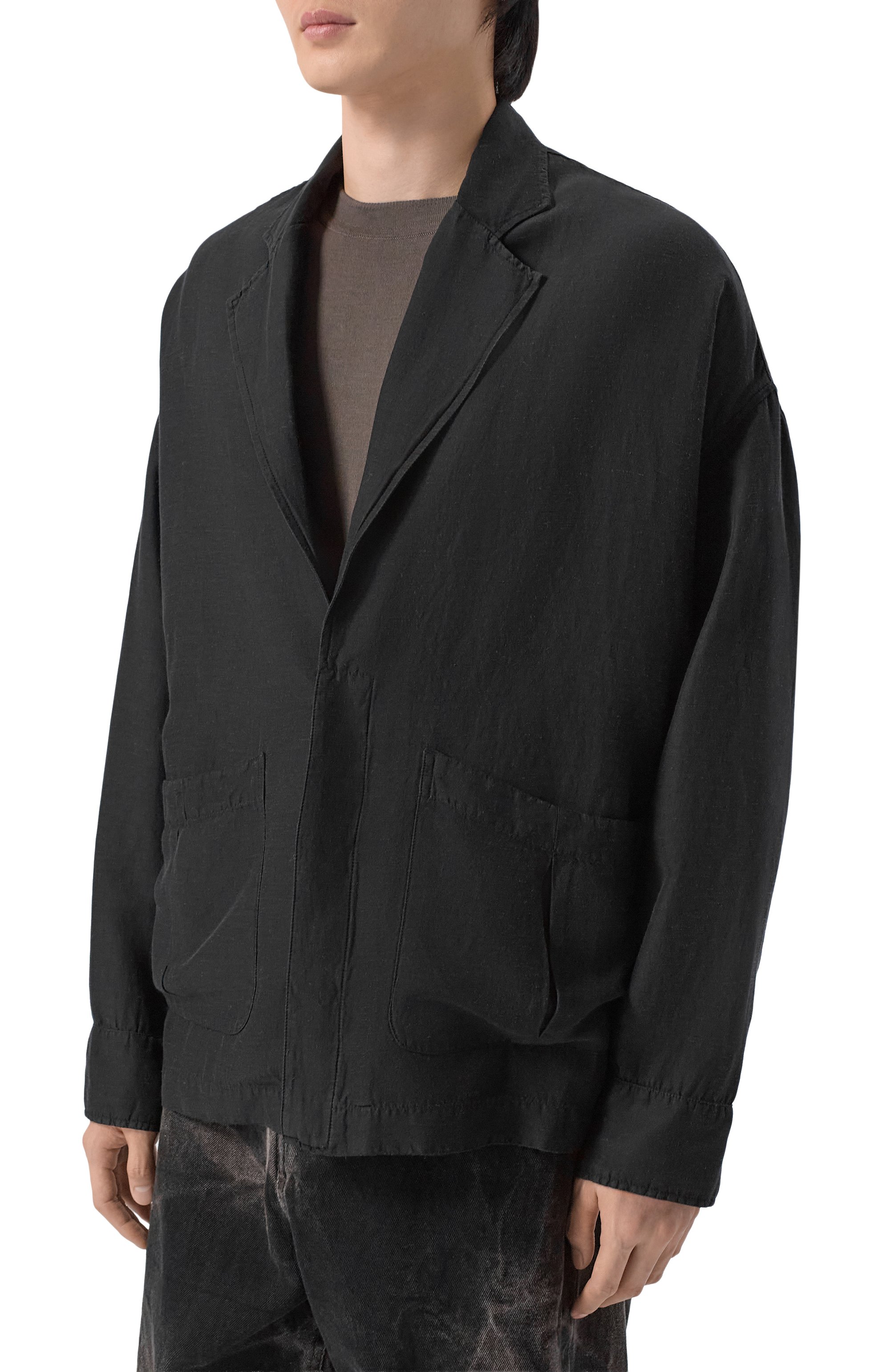 Пиджак из ви скозы и льна ANDREA YA'AQOV, арт. 26MSFT43B, фото 3