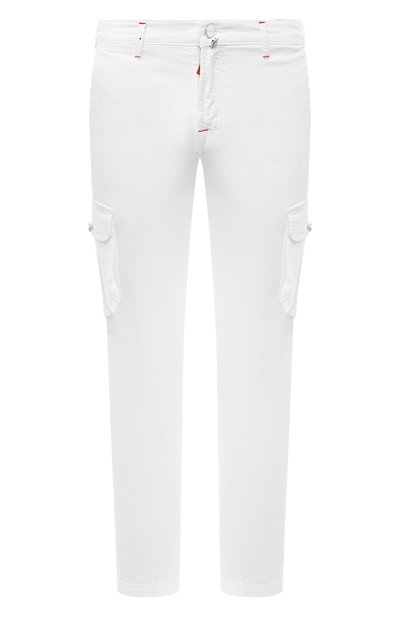 Мужские хлопковые брюки-карго KITON, арт. UFPPCAJ0738B