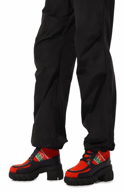 Комбинированные ботинки romance GUCCI, арт. 681771 2JW20, фото 3