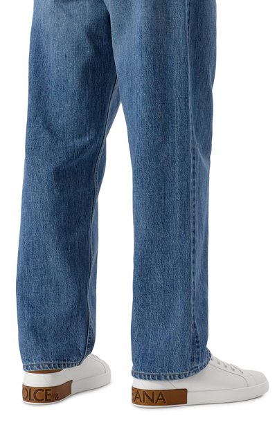 Кожаные кеды portofino DOLCE & GABBANA, арт. CS2278/A9U73, фото 3