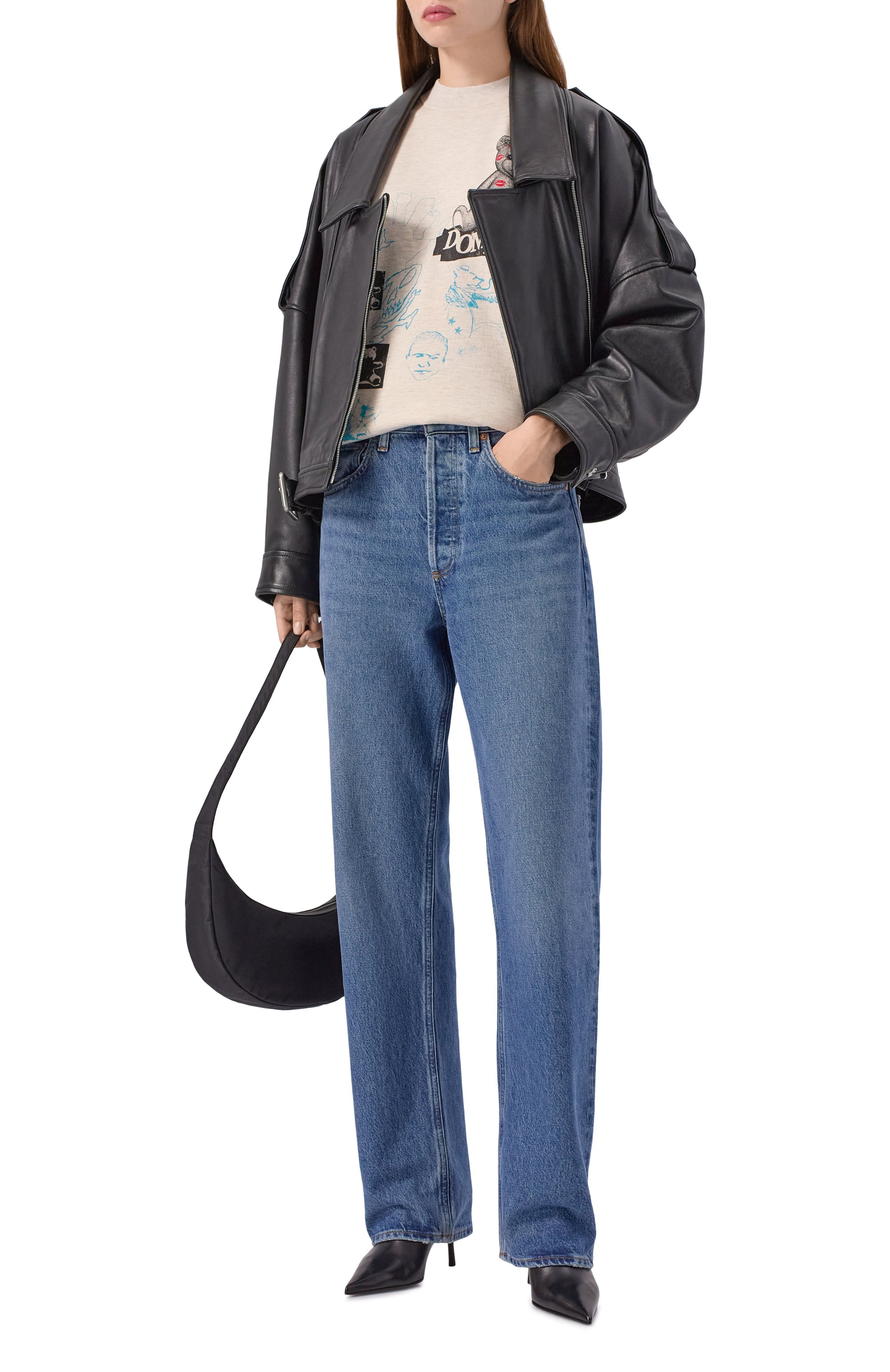 Хлопковая футболка DOMREBEL, арт. HIGH L0W T-SHIRT, фото 2