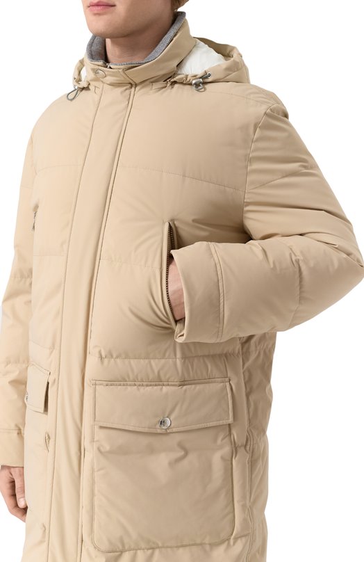 Пуховик Brunello Cucinelli MM4911827 Бежевый  MM4911827 Фото 5