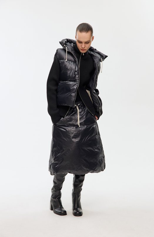 Кожаные ботфорты Avenue 80 Sergio Rossi B15560/MMVN13 Чёрный  B15560/MMVN13 Фото 7