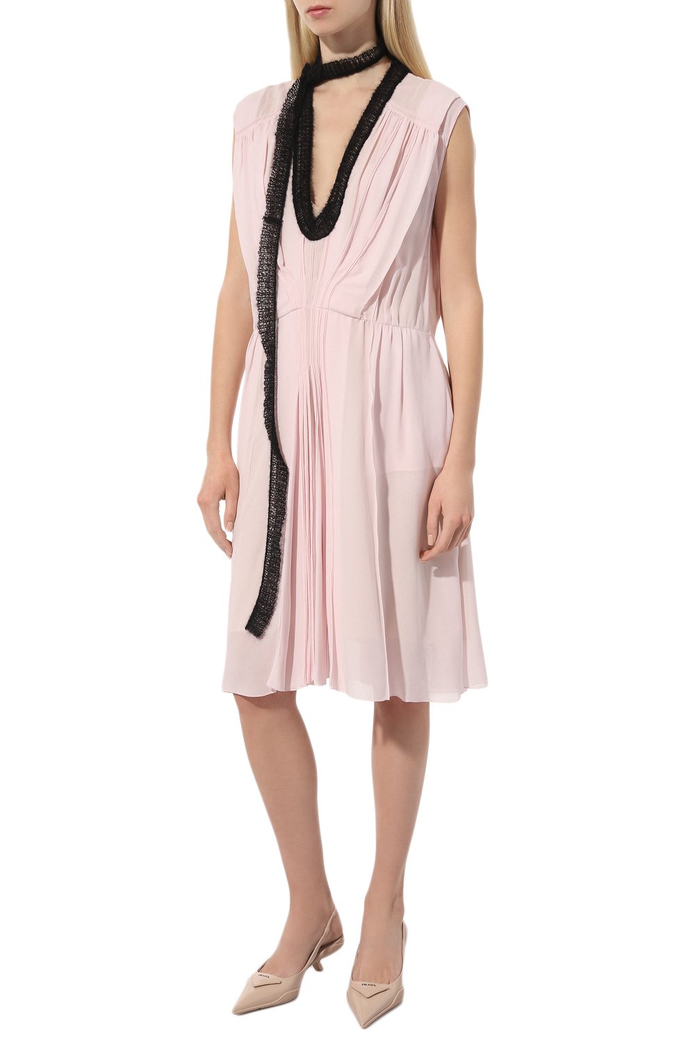 Платье из вискозы PRADA, арт. P3G12-1ZXD-F0X9B-212, фото 3