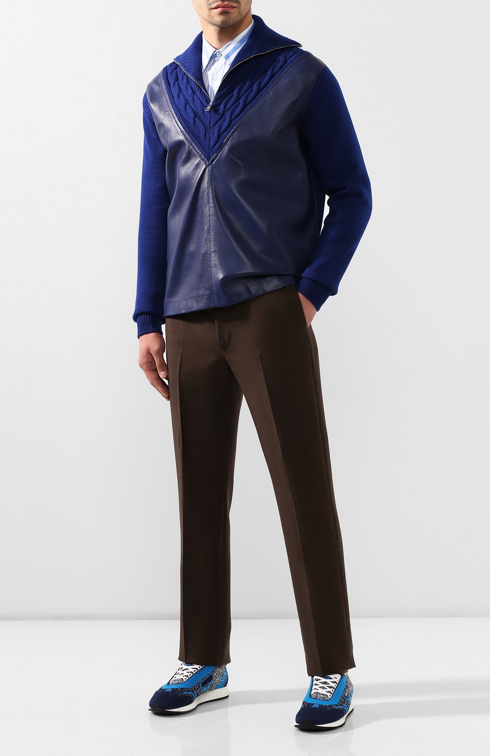 Текстильные кроссовки PRADA, арт. 2EG272-3KUX-F0OBM, фото 2