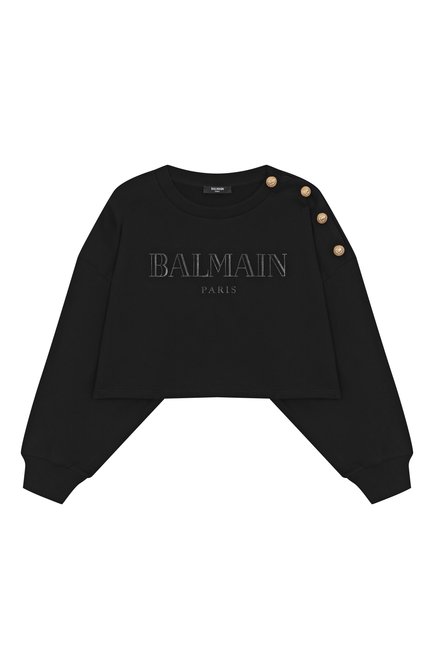 Хлопковый свитшот BALMAIN, арт. BX4B60