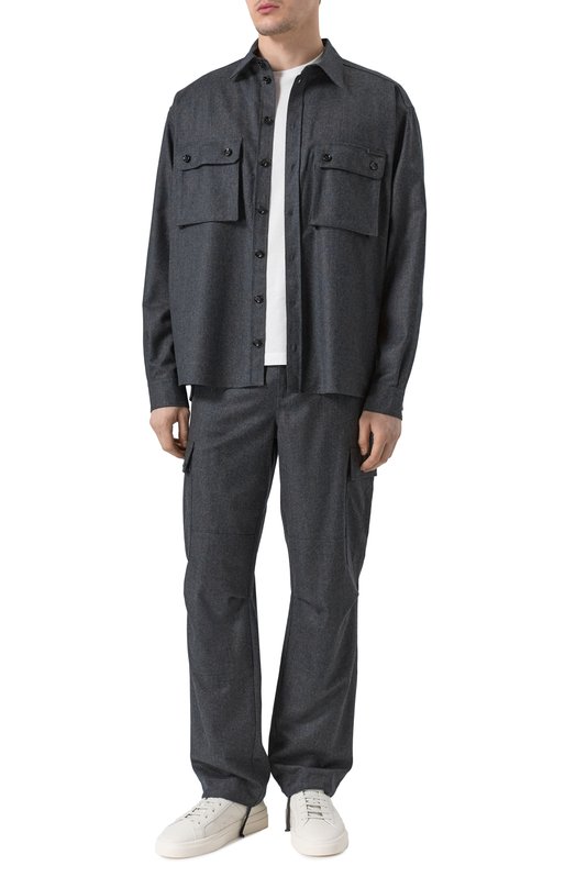 Хлопковая футболка Corneliani 25G575-2525005 Белый  25G575-2525005 Фото 2