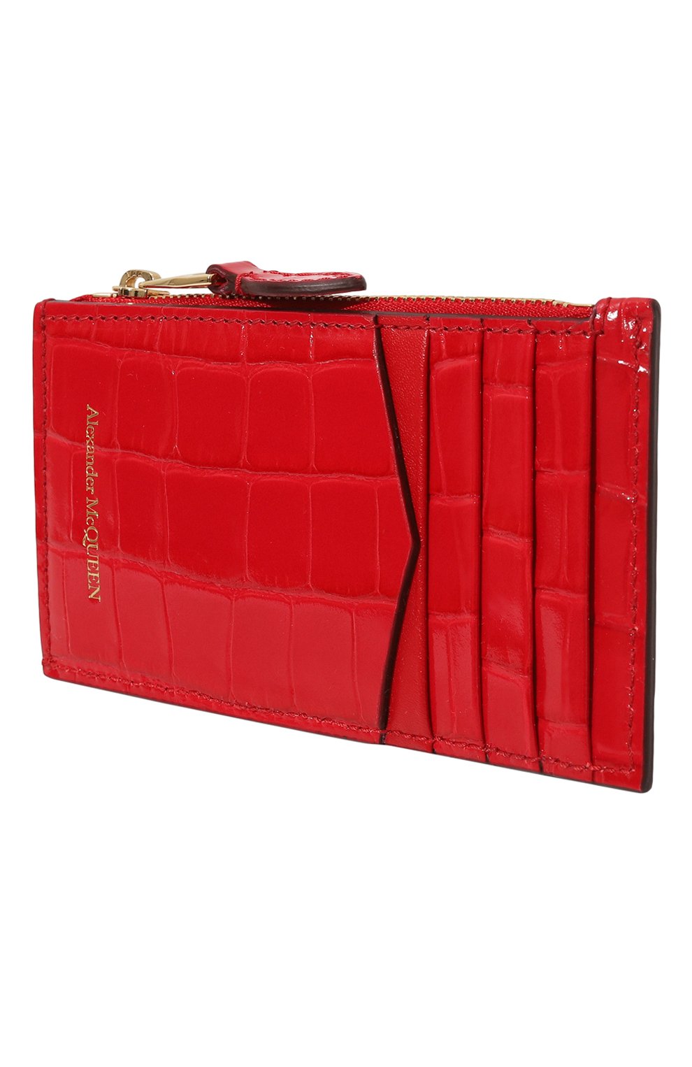 Кожаный футляр для кредитных карт ALEXANDER MCQUEEN, арт. 632037/1JMFG, фото 2