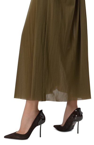 Замшевые туфли petalo 100 LE SILLA, арт. 3115E090BXPPVEL, фото 3