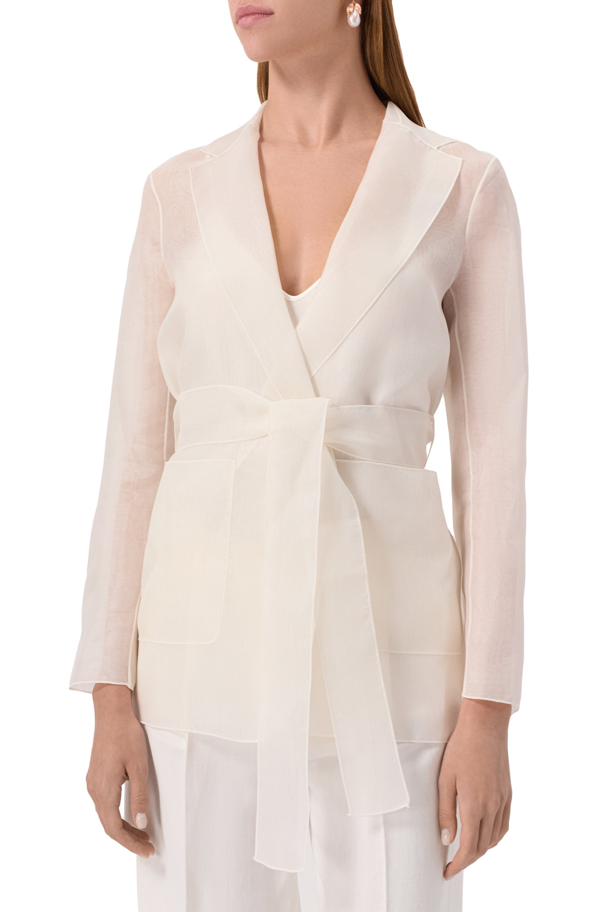 Шелковый жакет ANTONELLI FIRENZE, арт. L3887N/256, фото 3