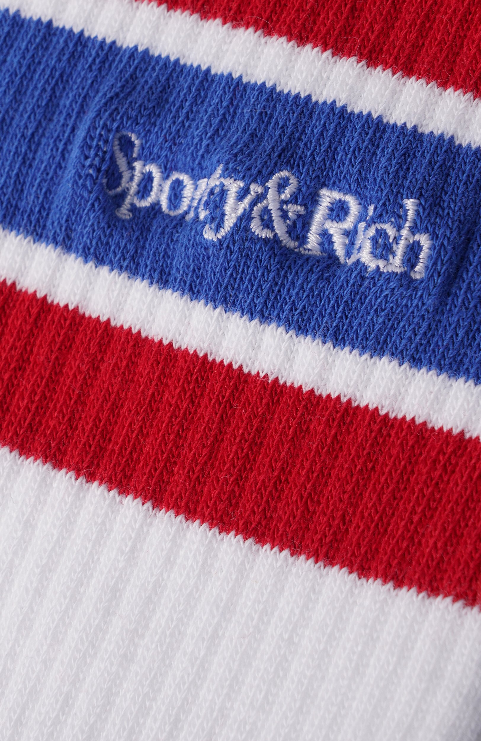Хлопковые носки SPORTY AND RICH белого цвета по цене 5720 руб., арт. AC00471300WH81, фото 2 Хлопковые носки SPORTY AND RICH, арт. AC00471300WH81, фото 2