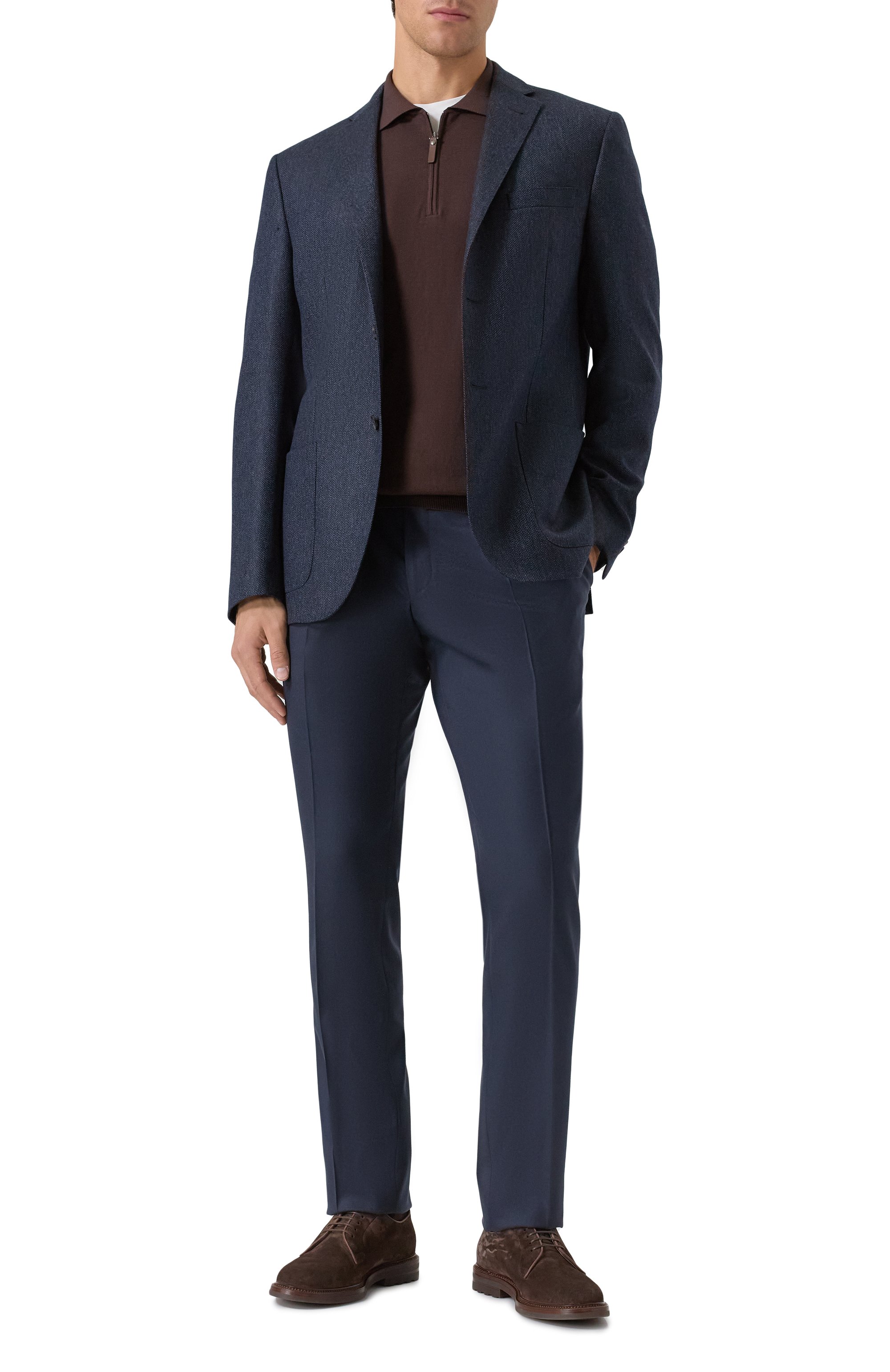 Шерстяной пиджак CORNELIANI, арт. 266002-2616220, фото 3