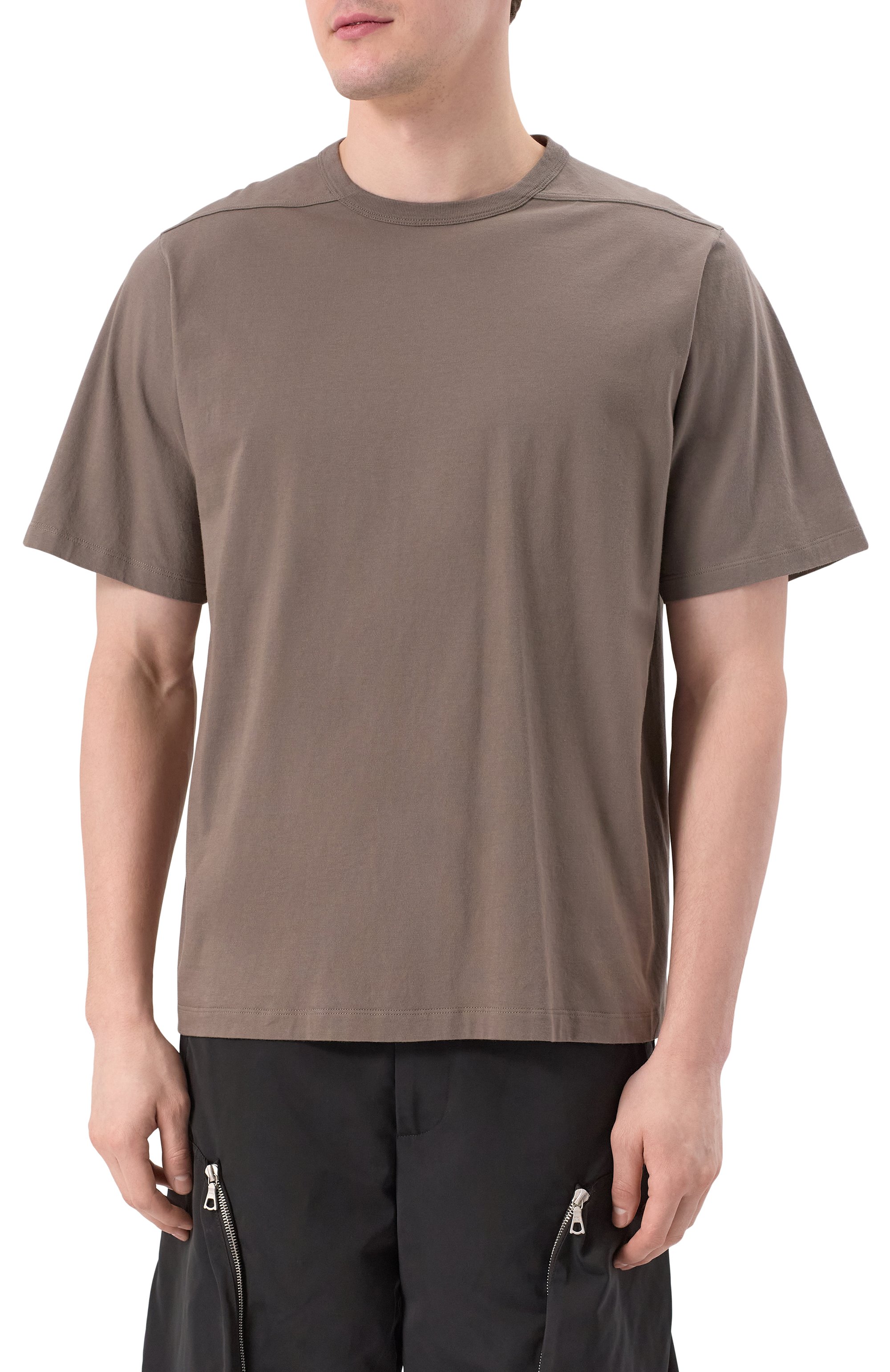 Хлопковая футболка RICK OWENS, арт. RU01E5232/JA, фото 3