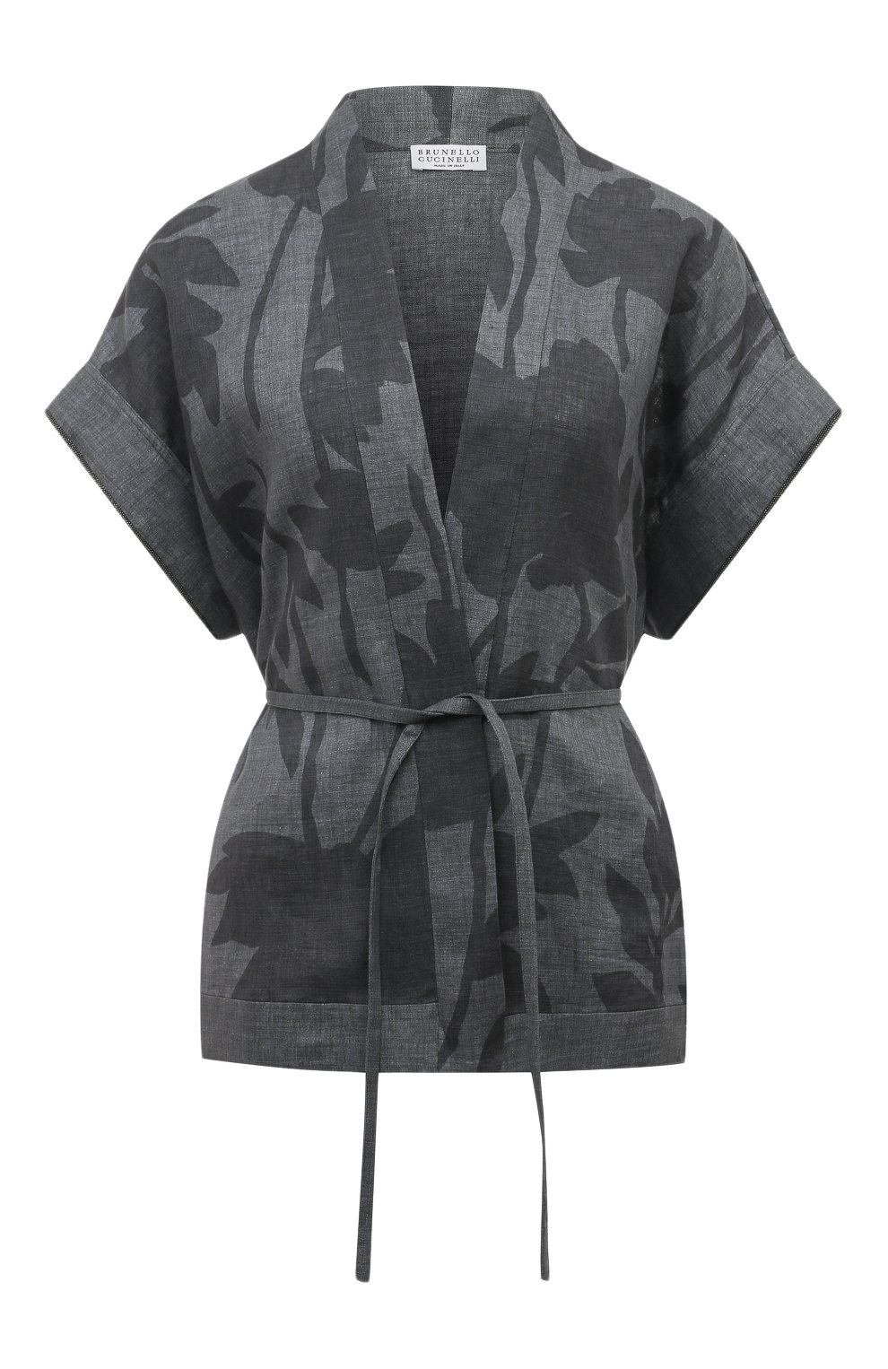 Льняной жакет-кимоно BRUNELLO CUCINELLI, ар�т. MB650B1344, фото 1