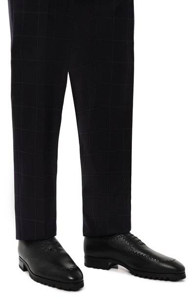 Кожаные оксфорды ARTIOLI, арт. 06S404/ALCE CALF/BABY LAMB 119G, фото 3