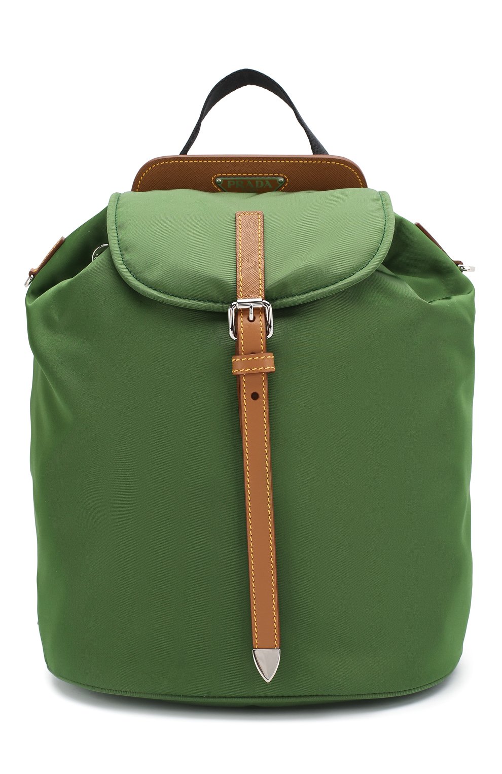 Рюкзак PRADA зеленого цвета по цене 100000 руб., арт. IBZ064-V44-F0LV1-OOO, фото 1 Рюкзак PRADA, арт. IBZ064-V44-F0LV1-OOO, фото 1