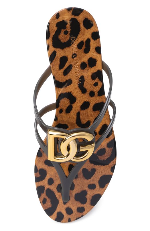 Шлепанцы Dolce & Gabbana CW2418/AY850 Леопардовый  CW2418/AY850 Фото 6